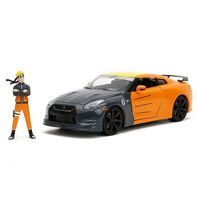 Miniatura carro Naruto Shippuden Nissa GTR 2009 1/24