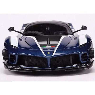 Miniatura Carro Ferrari FXXK EVO Azul - 1/18