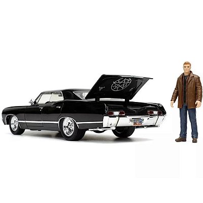 miniatura Carro 1967 Chevy Impala Ss Supernatural 1/24