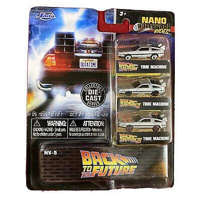 Set Nano De Volta para o Futuro Time Machine 1/2/3 Jada 1.65