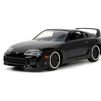 Miniatura Velozes e Furiosos Toyota Supra preto 1/32