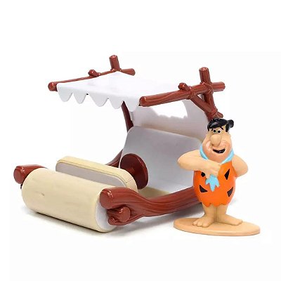 Miniatura Flintstones Carrinho Com Boneco Fred 1:32