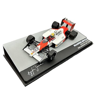 Miniatura Formula 1 Ayrton Senna Mclaren MP4/4 - 1/43
