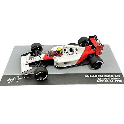 Miniatura Formula 1 Ayrton Senna Mclaren MP4/6B - 1/43