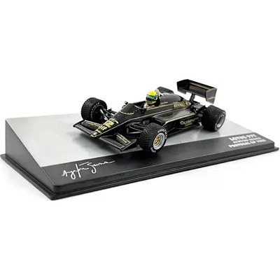 Miniatura Formula 1 Ayrton Senna Lotus 97T - 1/43