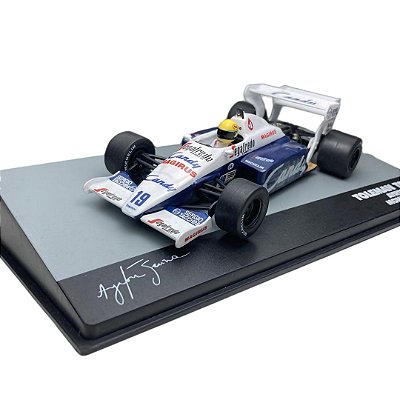 Miniatura Formula 1 Ayrton Senna toleman TG184 - 1/43