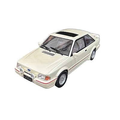 Miniatura carro Ford Escort XR3 1992 Branco - 1/24