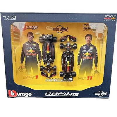 Conjunto Formula 1 Equipe RedBull RB20-verstappen e Perez 1/43