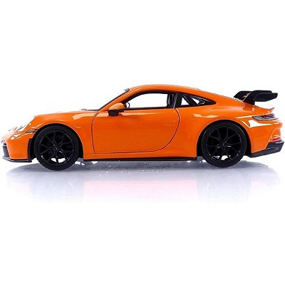 Miniatura carro Porsche 911 GT3 1/24 - laranja