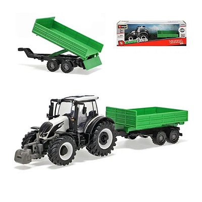 Miniatura trator Farmland Valtra N174 - Bburago