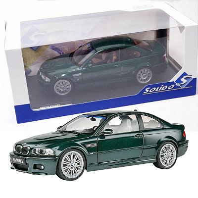 Miniatura carro BMW E46 M3 Coupe 1/18 - verde