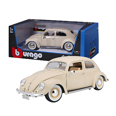 Miniatura Volkswagen Käfer Beetle Fusca 1955 Bburago 1:18