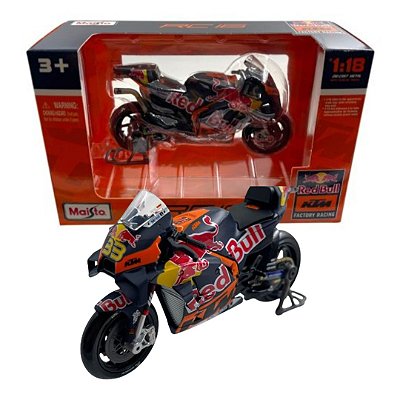 Miniatura moto KTM RedBull RC16 - 1/18