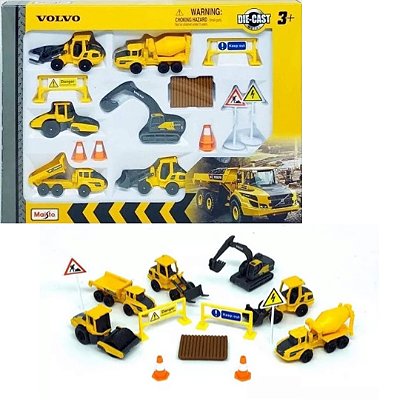 Conjunto Miniaturas Mini Work machine - diecast