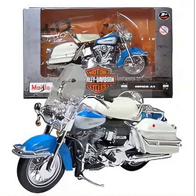 Miniatura Moto Harley Davidson FLH Electra glide 1966 - 1/18