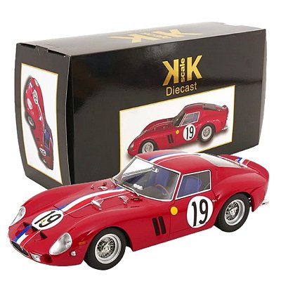 Miniatura carro Ferrari 250 GTO 24hrs LeMans 1962 - 1/12