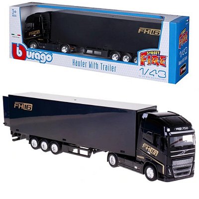 Miniatura Caminhão Mercedes FH16 750 Hauler 1/43 - Bburago