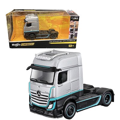 Miniatura Caminhão Mercedes Actros 1851 prata - 1/64