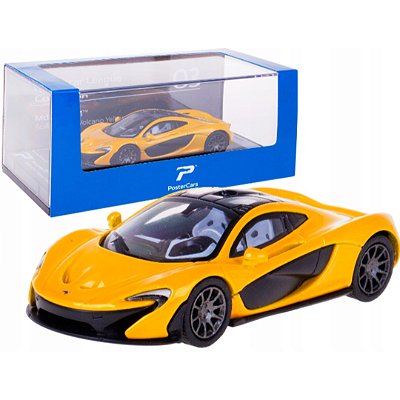 Miniatura carro McLaren P1Vulcano Amarelo 1/64