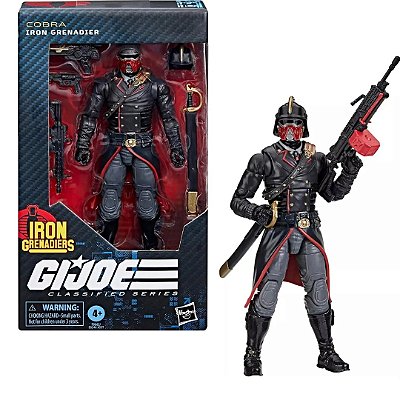 Boneco Gijoe Classified cobra Iron Grenadier - Hasbro