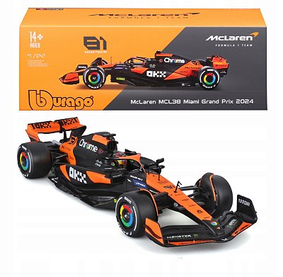 Miniatura Formula 1 McLaren MCL38 Oscar Piastri 1/24