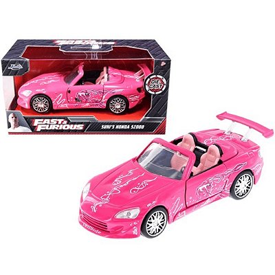 Miniatura carro Velozes e Furiosos Suki Honda S2000 1/24