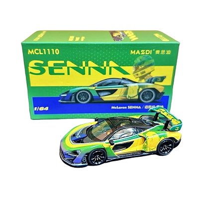 Miniatura carro McLaren Senna MCL1110 Especial ED 1/64