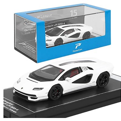 Miniatura Lamborghini Countach LPI 800-4 - Postercars - 1/64