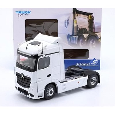 Miniatura Caminhao Mercedes Actros L  branco - 1/24