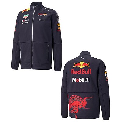 Jaqueta Formula 1 Red Bull Team tamanho G ziper branco