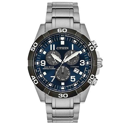 Relógio Citizen Eco-Drive Brycen Perpetual Titanium BL555858