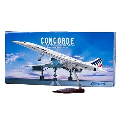Miniatura avião Air france Concorde com led 1/125