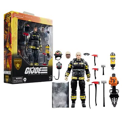 Boneco Gijoe Classified Firefighter legacy colection
