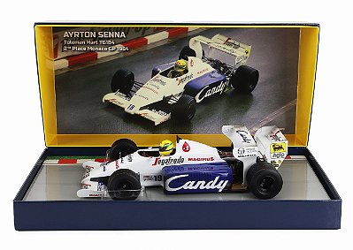 Miniatura F1 A.Senna Toleman Hart TG184 1984 1/18 special
