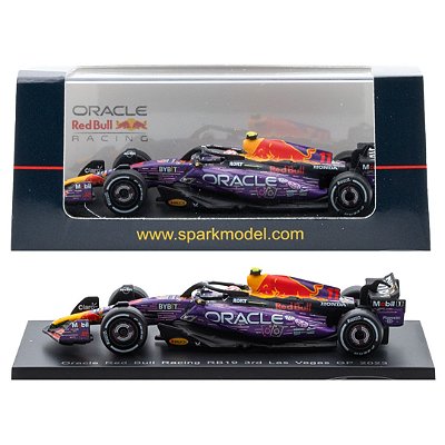 Miniatura Formula 1 REd Bull RB19 Las vegas Spark 1/64