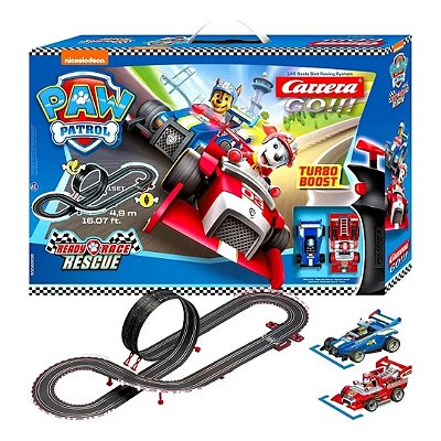 Autorama Carrera Go Patrulha Canina Pista Elétrica 4,9m 1/43