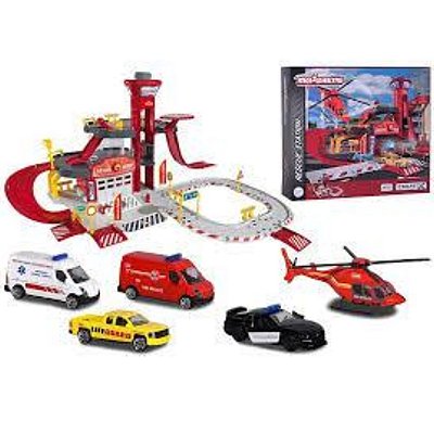 Conjunto Autopista circuito Majorette Bombeiros 1/64