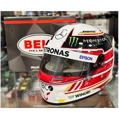 Miniatura Capacete Lewis Hamilton 2018 1/2