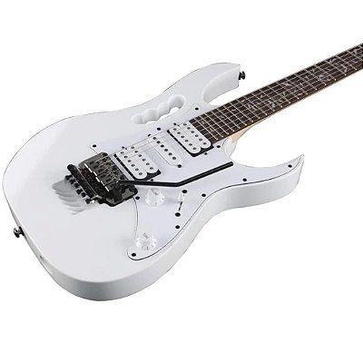 Guitarra Elétrica Ibanez Jemjr modelo Steve Vai cor branca