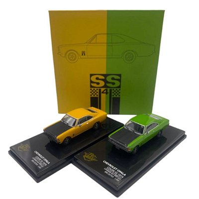 Conjunto Miniatura Carros Chevrolet Opala 1974 SS 1/64