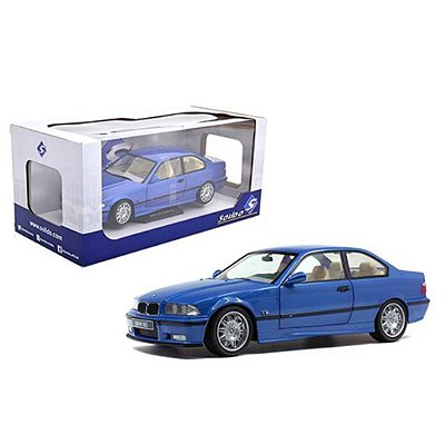 Miniatura carro BMW E36 Coupe M3 1990 1/18 Solido Azul