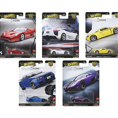 Conjunto Hot Wheels Car Culture 2025  ícones atemporais 1/64