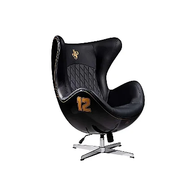 Cadeira/Poltrona Egg F1 - LOTUS 1985 - Preta