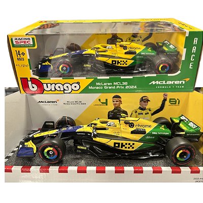 Miniatura F1 McLaren MCL38 Senna ED 4 Lando Norris 1/24