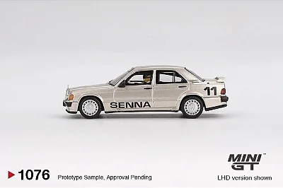 Mercedes-Benz 190E 2.3-16 #11 Ayrton Senna 1984 Nurburgring Race of Champions 1:64 Mini GT