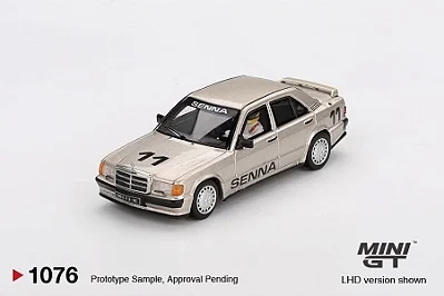 Mercedes-Benz 190E 2.3-16 #11 Ayrton Senna 1984 Nurburgring Race of Champions 1:64 Mini GT