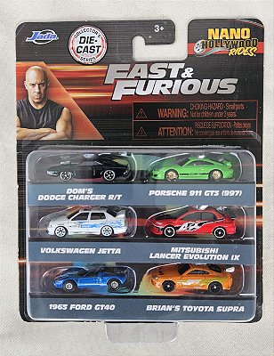 Nano Hollywood Rides FAST & FURIOUS COLLECTOR SERIES - TOYOTA SUPRA +5