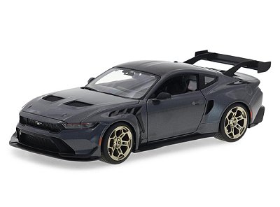 Miniatura Ford Mustang GTO 2025 1/18 Cinza