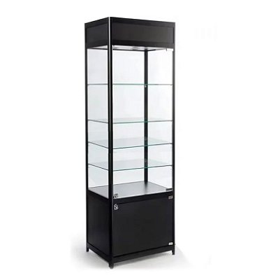 Vitrine Torre 5 Prateleiras Para Miniaturas