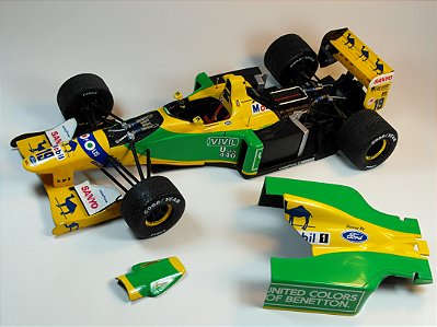 Miniatura Benetton Ford B192 Michael Schumacher Belgian GP Winner 1992